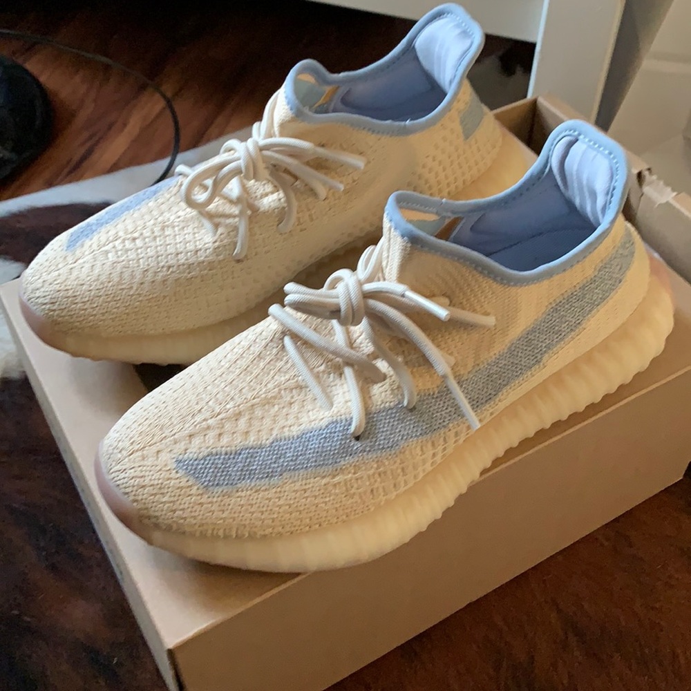 YEEZY Boost 350 V2 linen with box 9.5